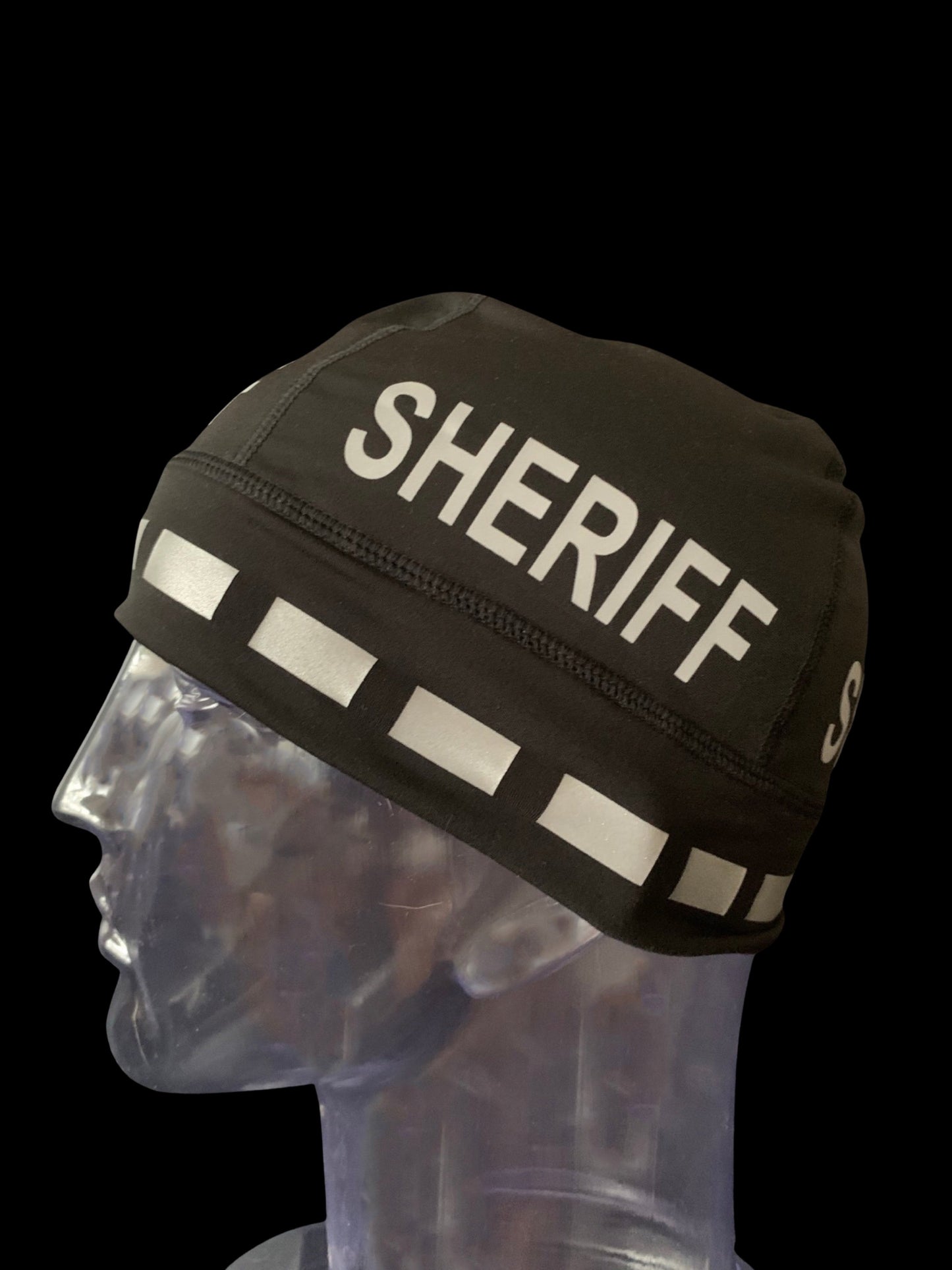 The Police Beanie - Black “SHERIFF”
