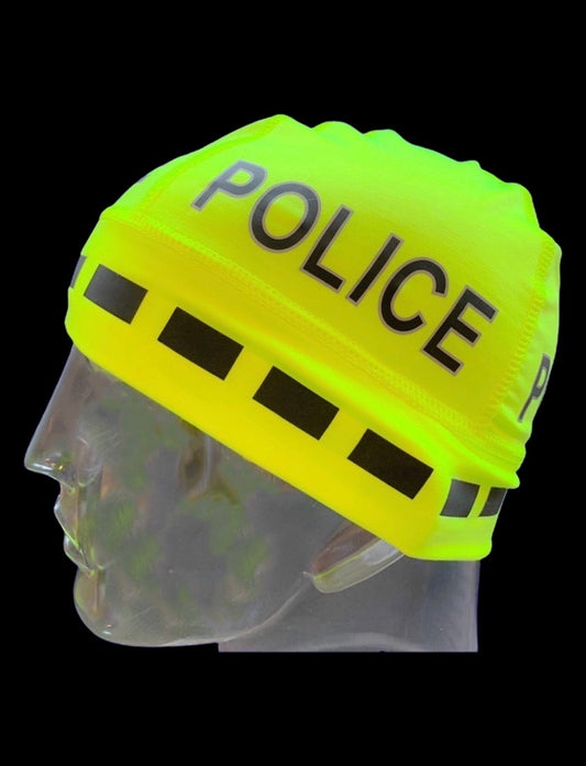 The Police Beanie- Neon “POLICE”