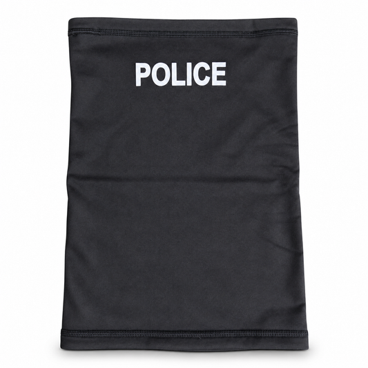 VisiBlue Black POLICE Neck Gaiter