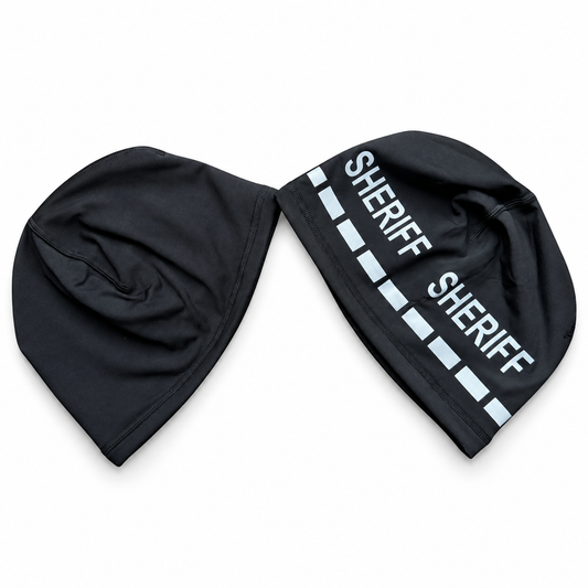 VisiBlue Black SHERIFF Beanie