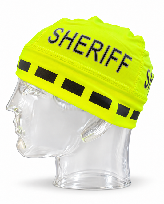 VisiBlue Neon SHERIFF Beanie